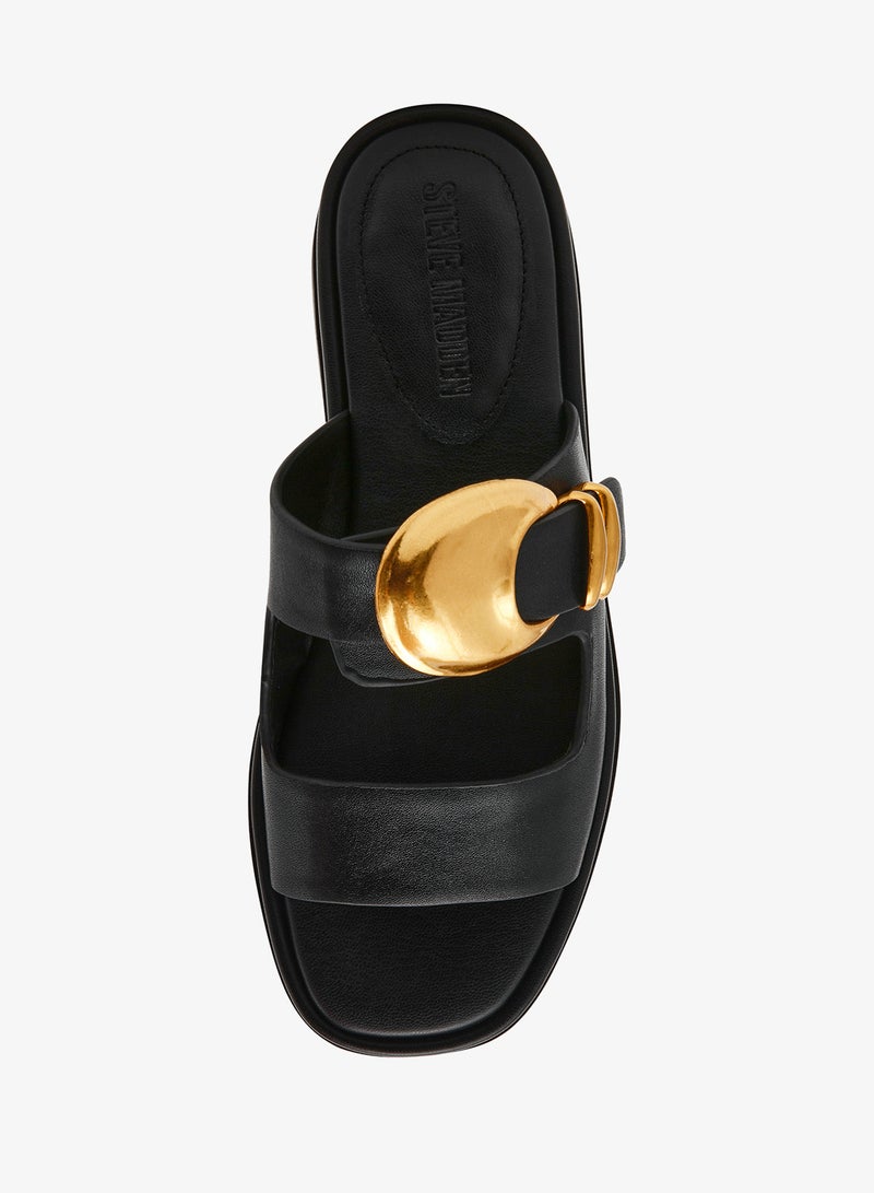 ستيف مادن صنادل جلدية بإبزيم نصف قمر - Image 4